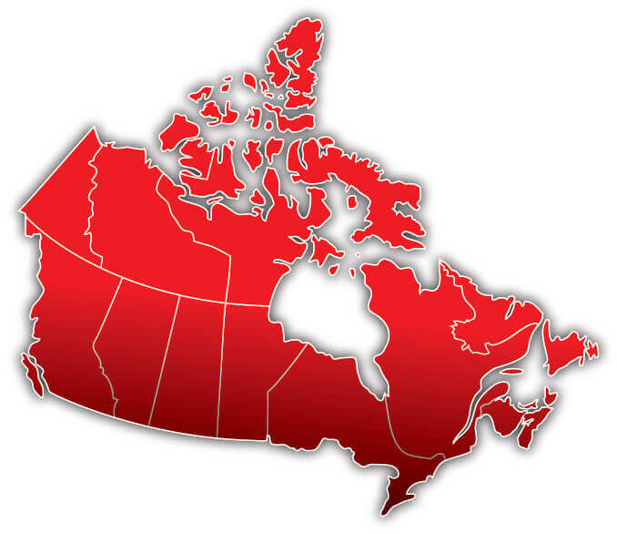 Total Textile Solutions - Canada Map